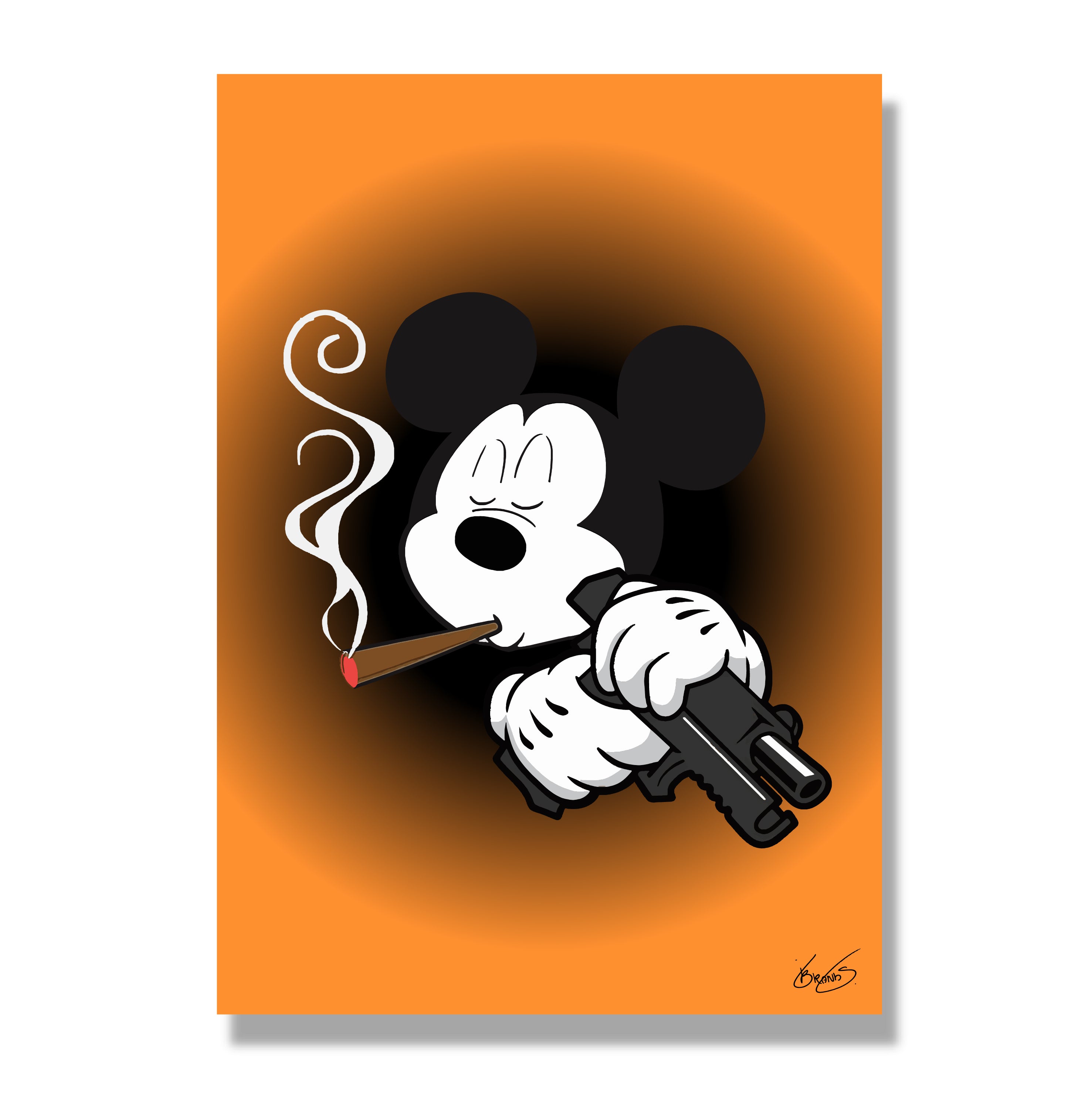 Gangster Mouse Wall Art