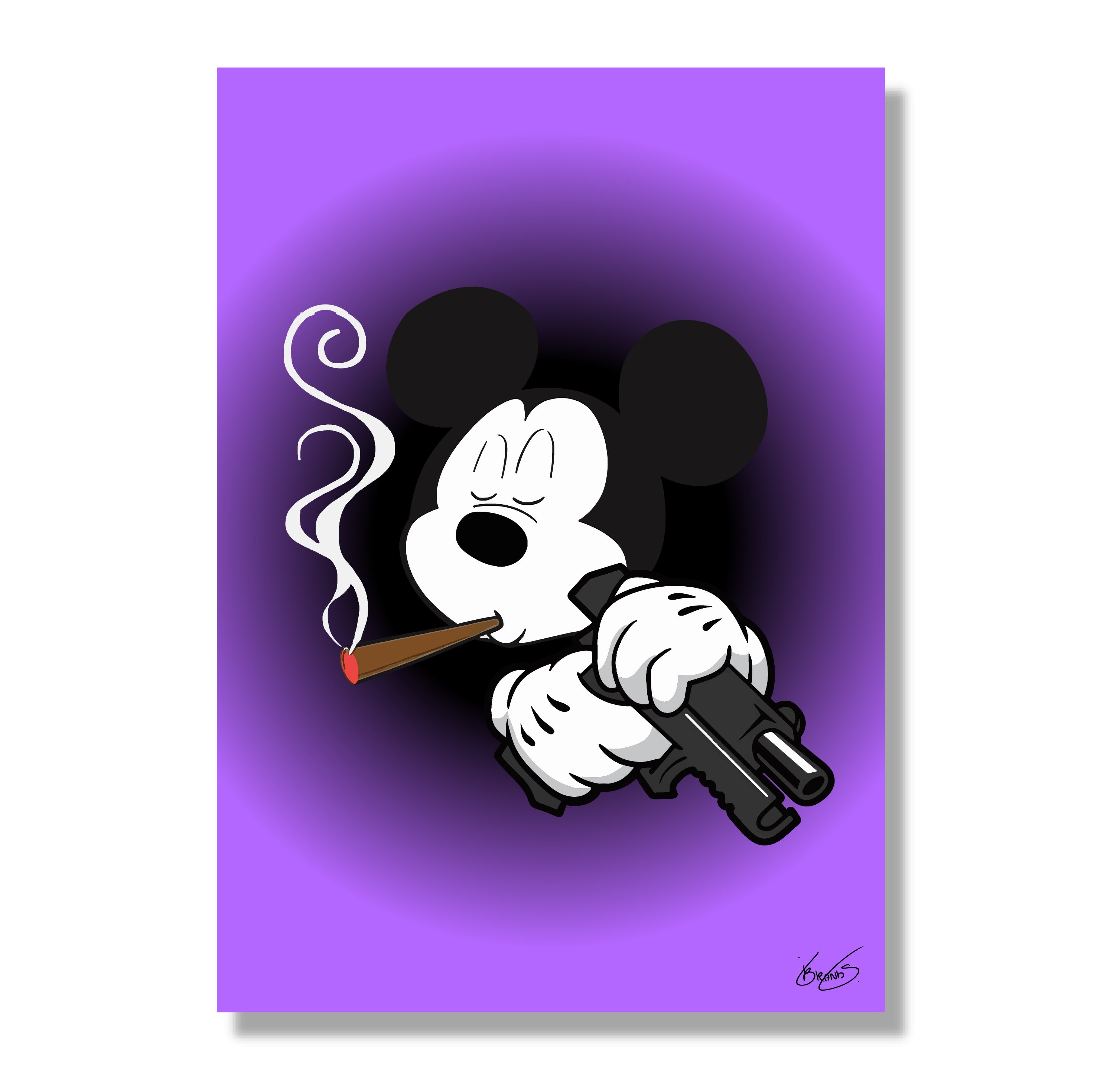 Gangster Mouse Wall Art