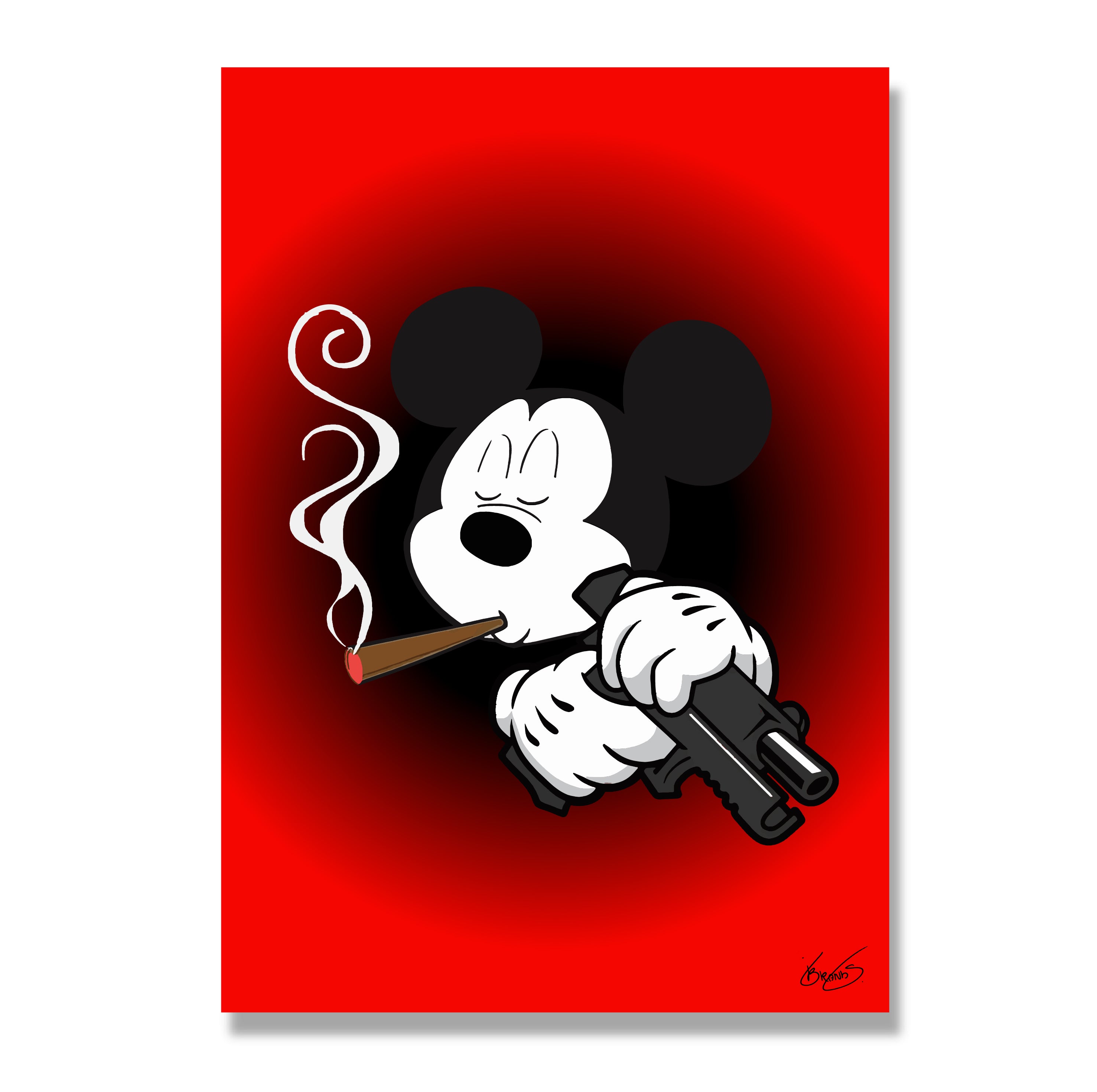 Gangster Mouse Wall Art
