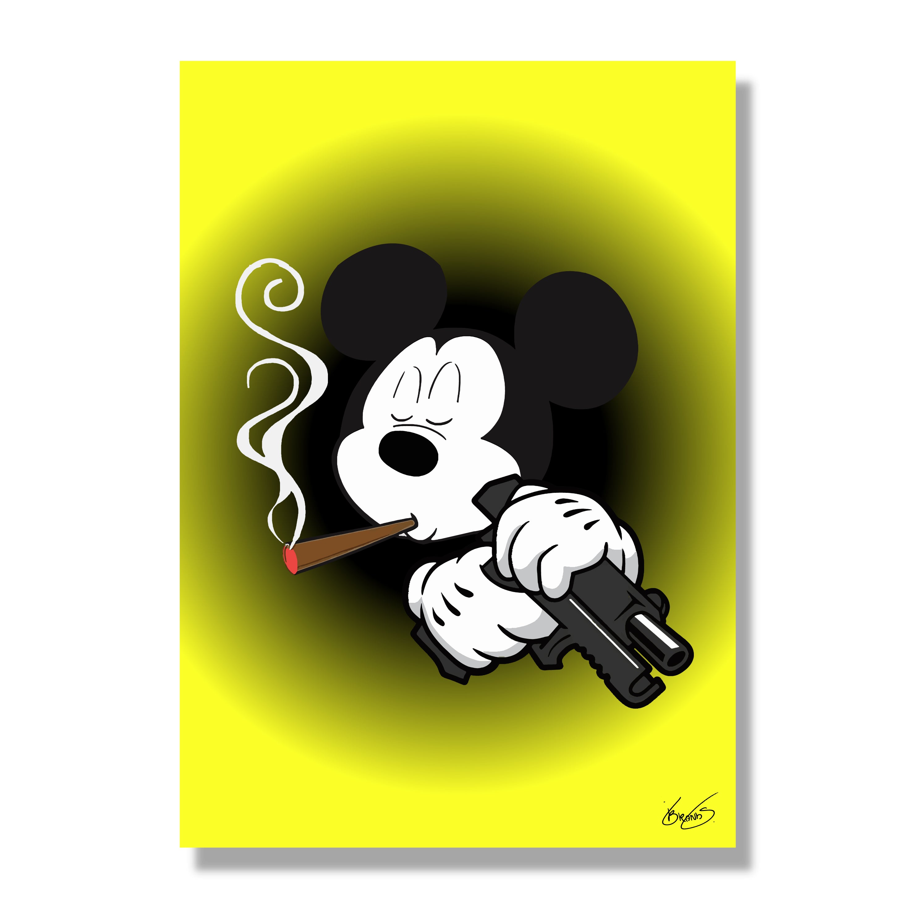 Gangster Mouse Wall Art