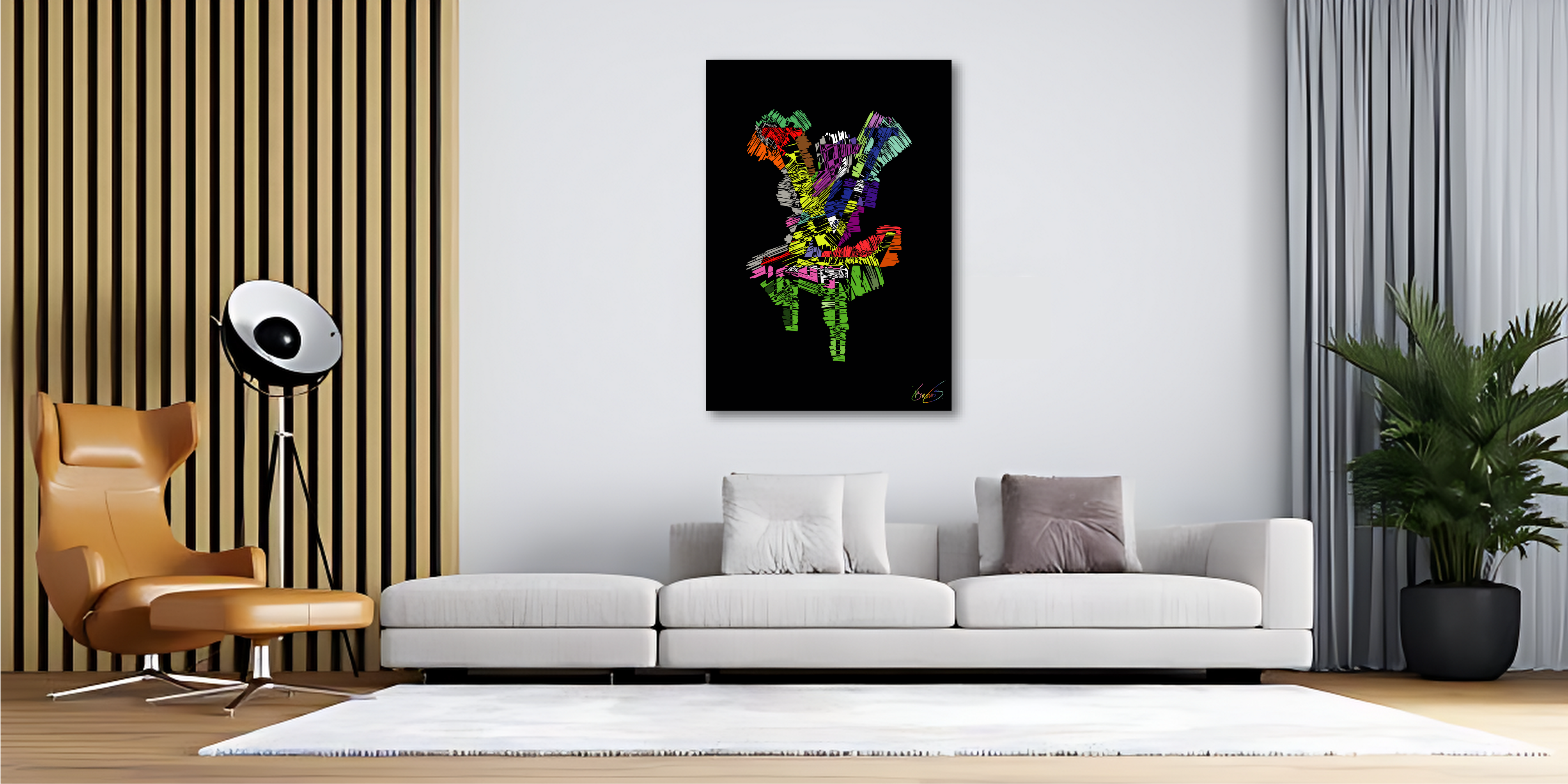 Designer Marker Color Wall Art