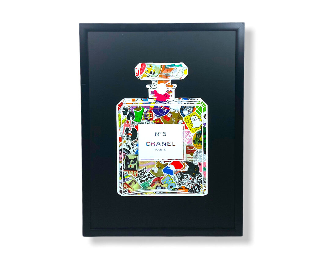 Paris Stickerbomb Wall Art