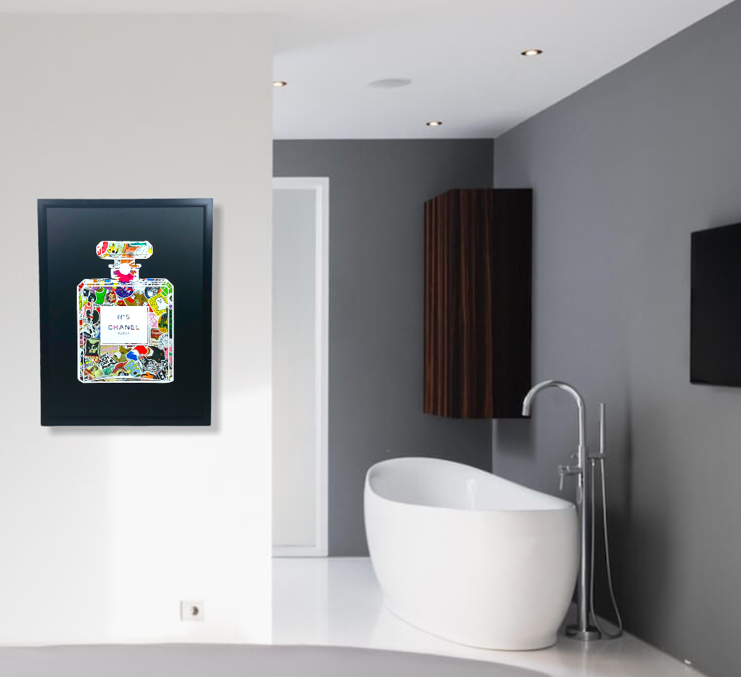 Paris Stickerbomb Wall Art