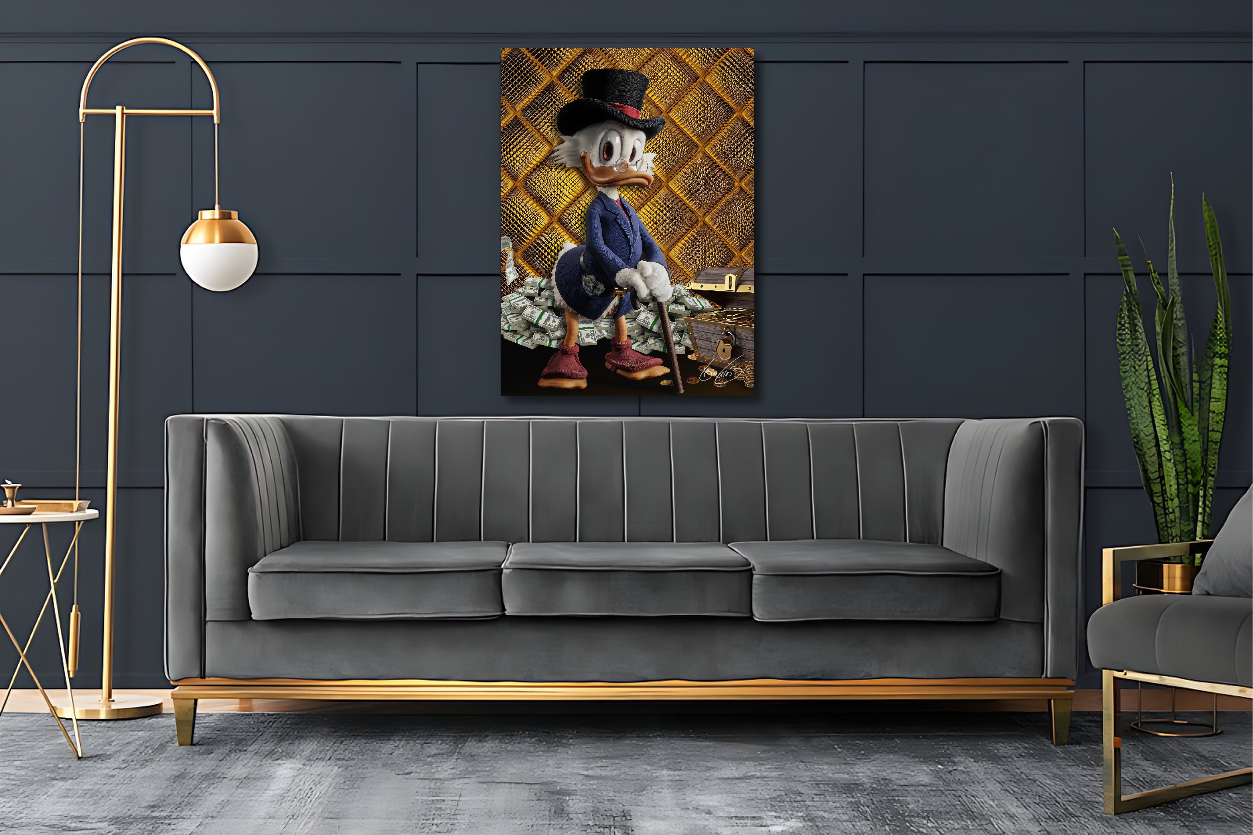 Rich Duck Wall Art