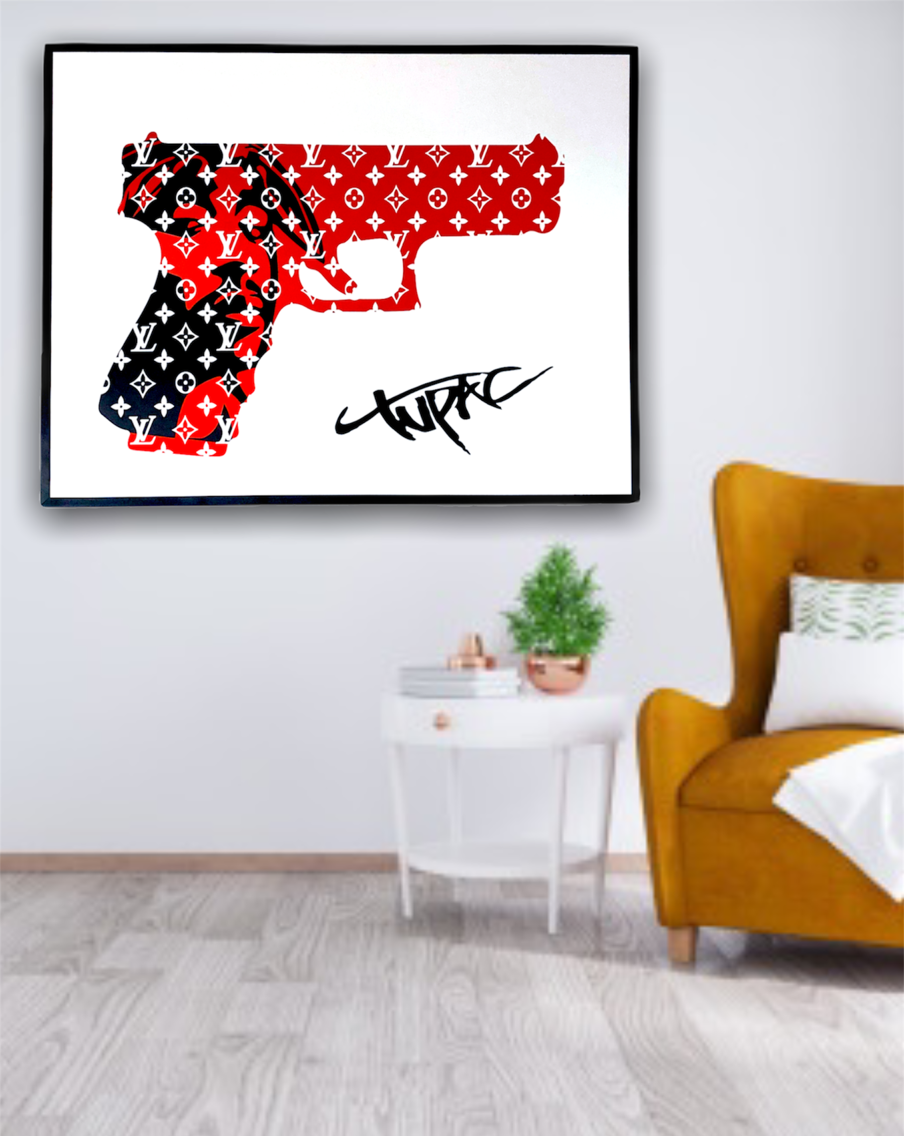 Tupac Designer Wall Art
