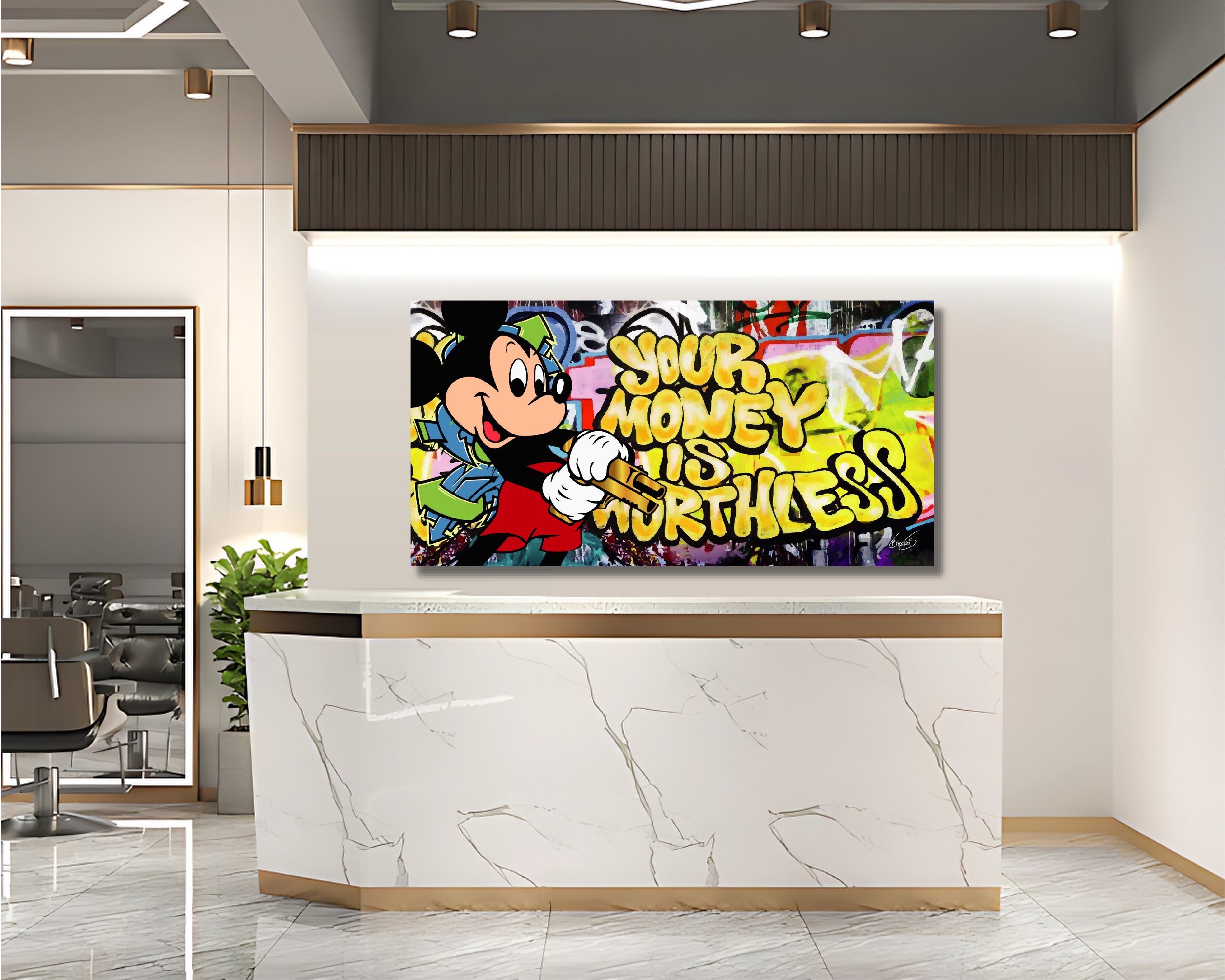 Your Money Is Worthless Wall Art